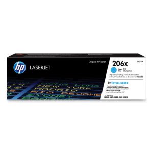 HP 206X High Yield Cyan Toner Cartridge W2111X