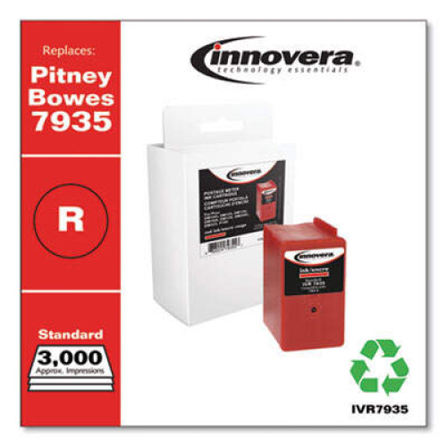 Innovera Compatible Red Postage Meter Ink, Replacement for 793-5 (7935)