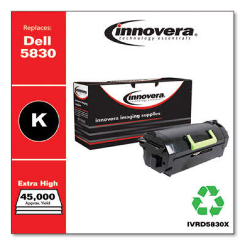 Innovera Remanufactured Black Extra High-Yield Toner, Replacement for 593-BBYT