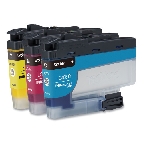 Brother LC406 3-Pack Color Ink Cartridges - Image 4