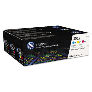 HP CF370AM Color Toner Cartridge Tri-Pack
